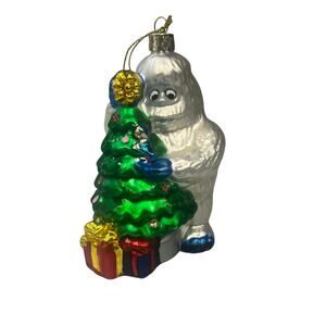 Kurt Adler Bumble Glass Ornament Rudolph Red Nosed Reindeer Yeti Tree 5"